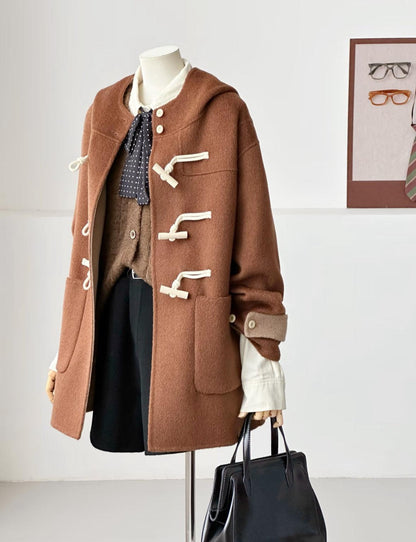 Fern Hooded Duffle Coat - 3 Colors