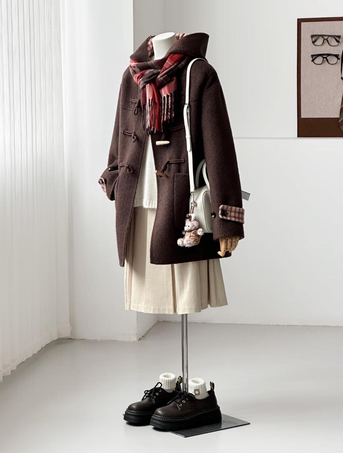 Fern Hooded Duffle Coat - 3 Colors