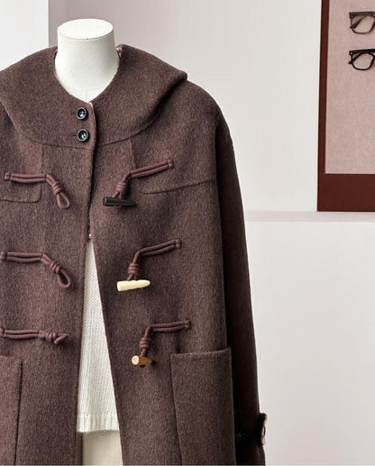 Fern Hooded Duffle Coat - 3 Colors