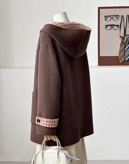 Fern Hooded Duffle Coat - 3 Colors