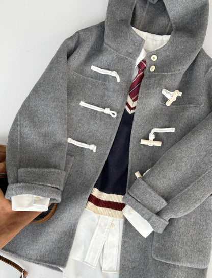 Fern Hooded Duffle Coat - 3 Colors