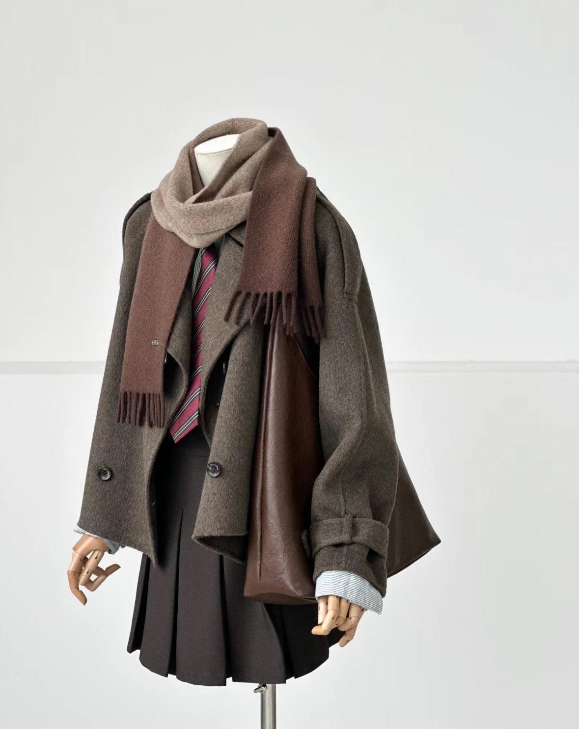 Hazel Double-Breasted Cropped Jacket - 2 Colors