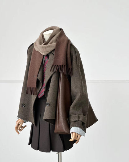 Hazel Double-Breasted Cropped Jacket - 2 Colors