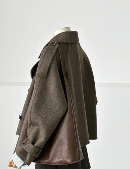 Hazel Double-Breasted Cropped Jacket - 2 Colors