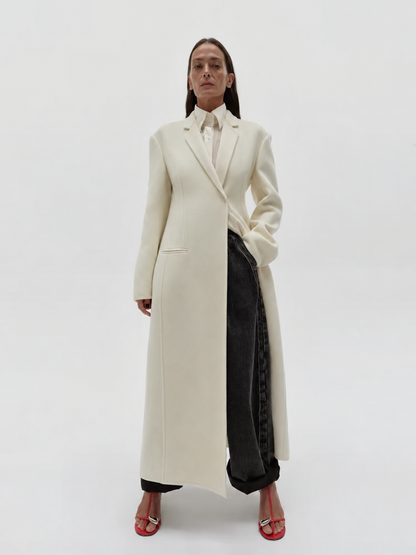 Celine Longline Cashmere Wool Coat