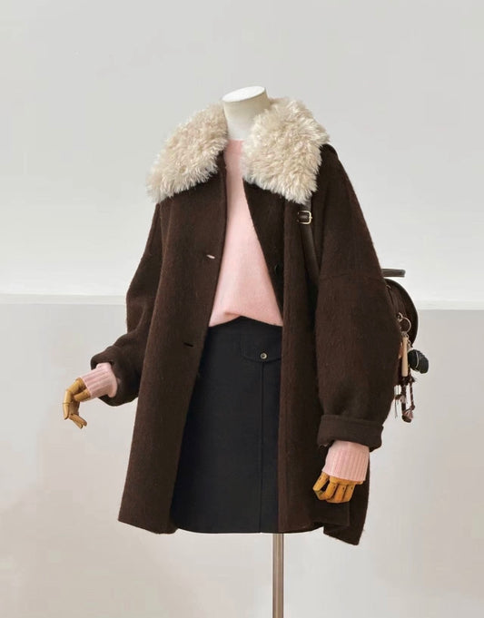 Aveline Suri Alpaca Wool-Blend Coat