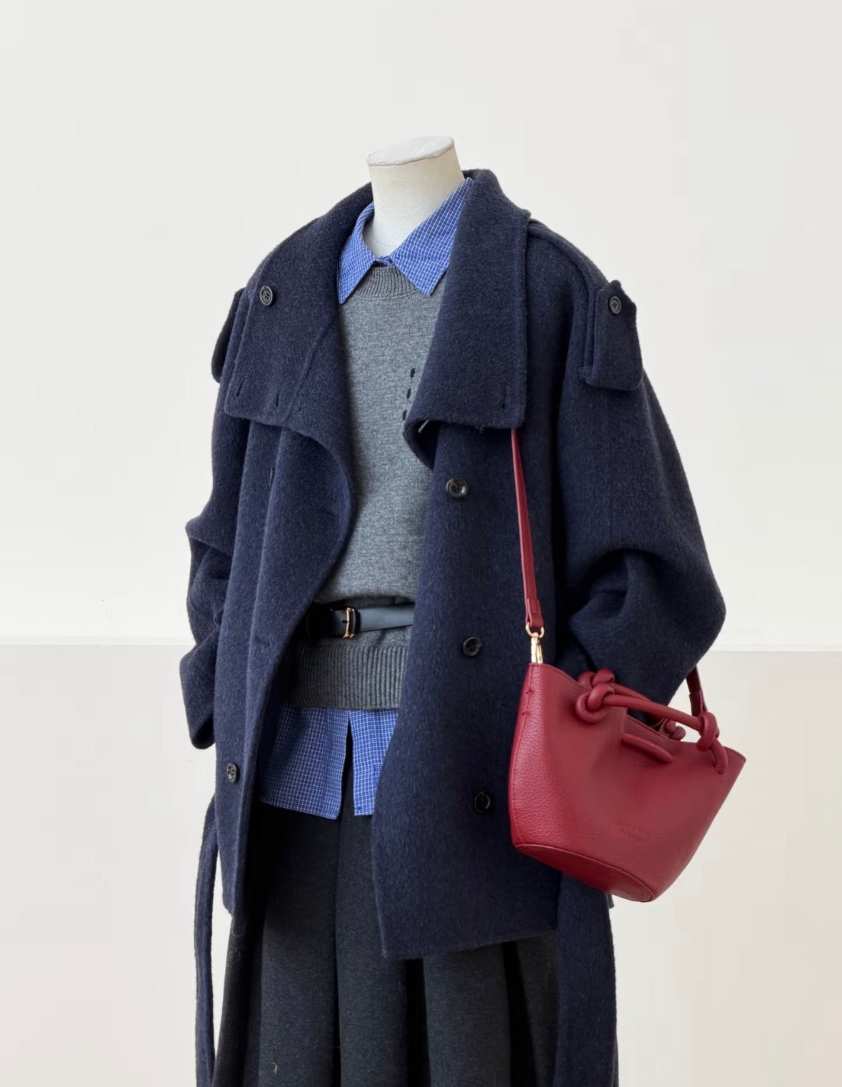 Cam Double Breasted Wool Jacket
