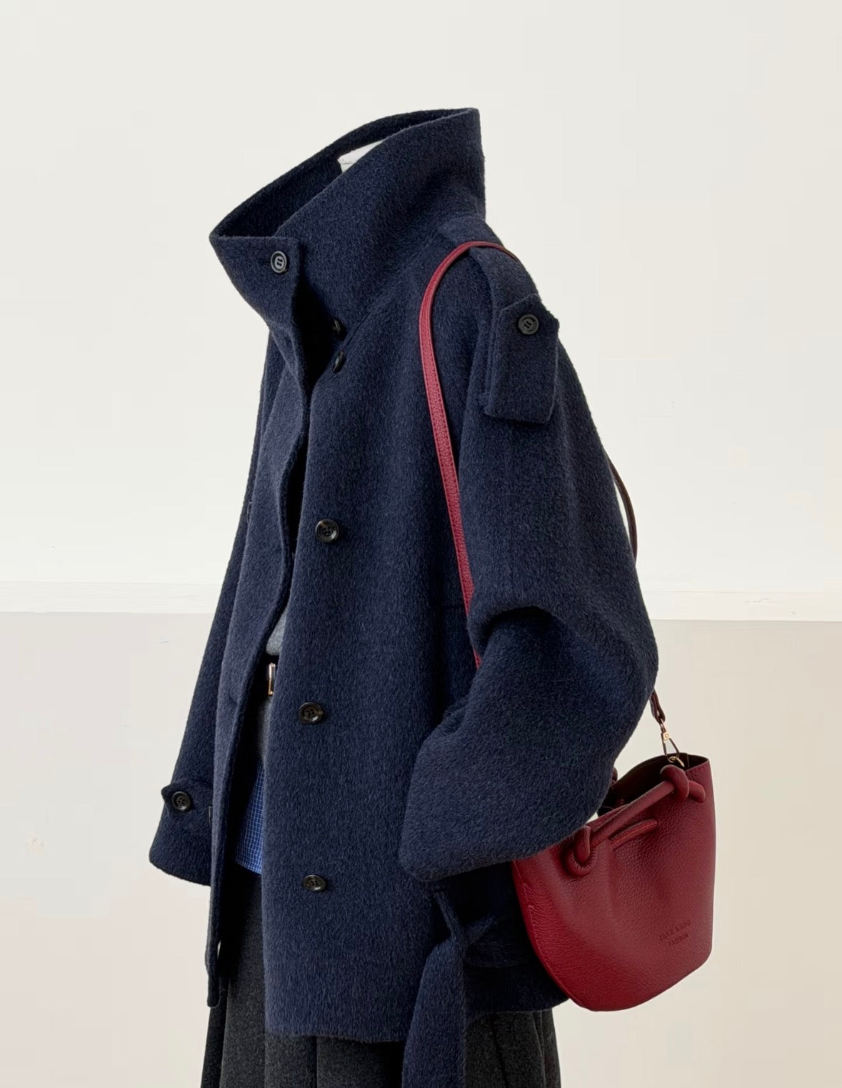 Cam Double Breasted Wool Jacket