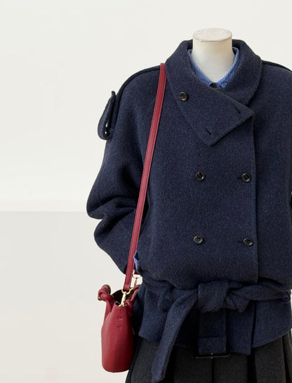 Cam Double Breasted Wool Jacket