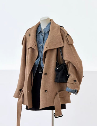 Cam Double Breasted Wool Jacket