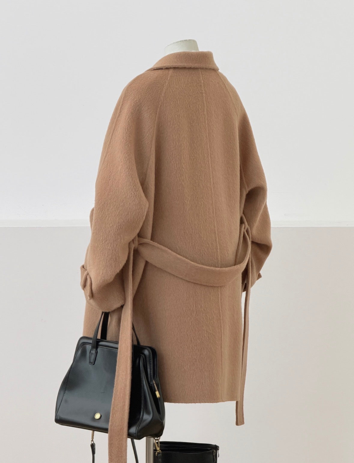Mara High-Neck Wool Coat
