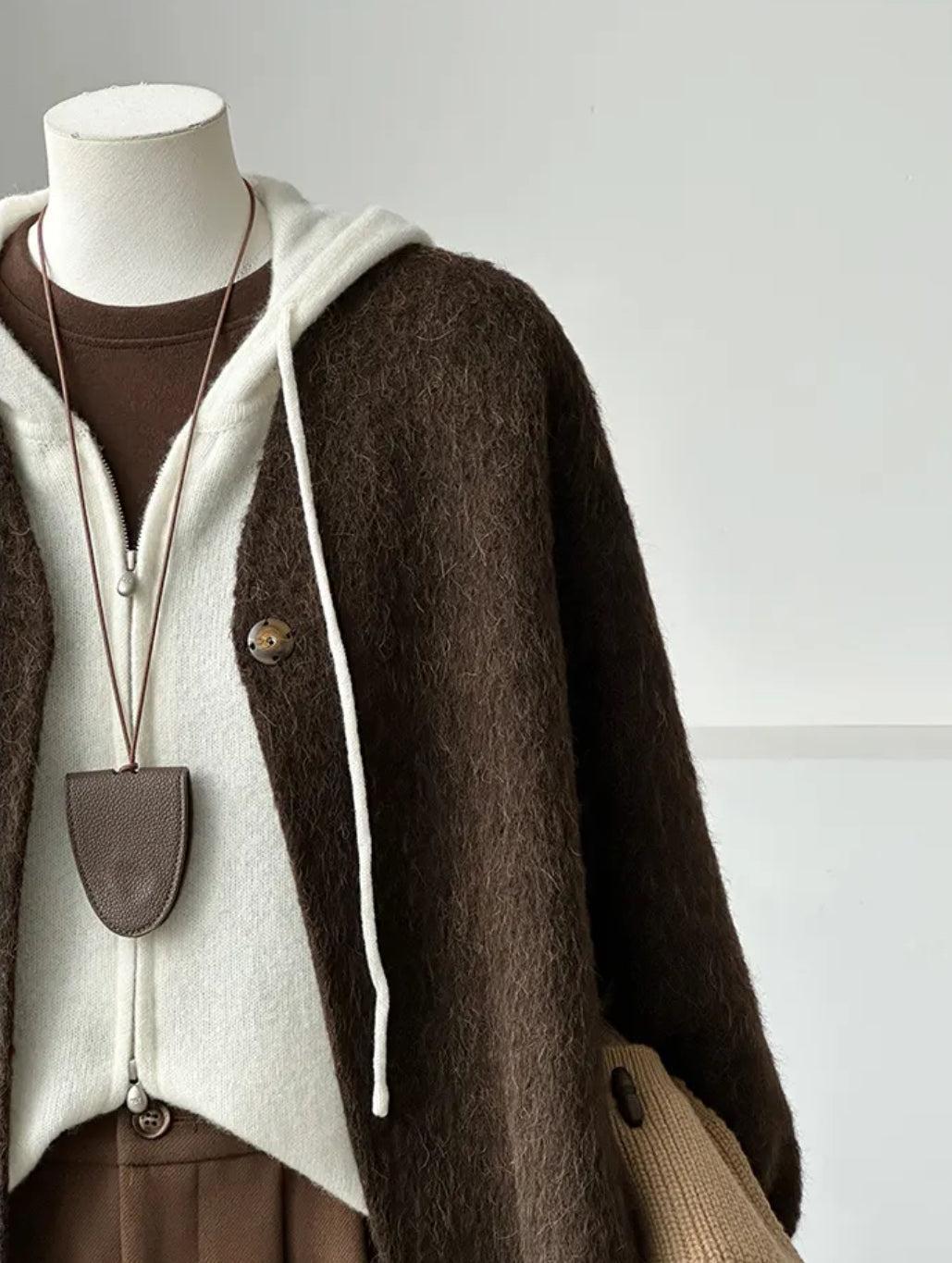 Lori Short Wool Jacket - Brown