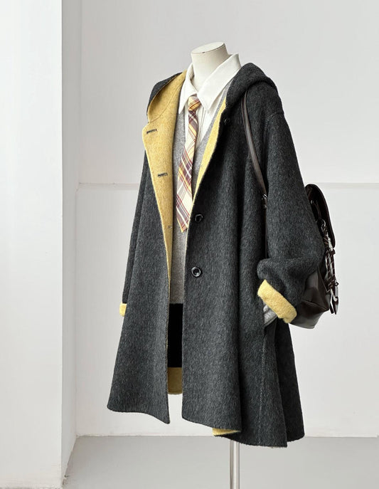 Maggie Two-tone Wool Jacket