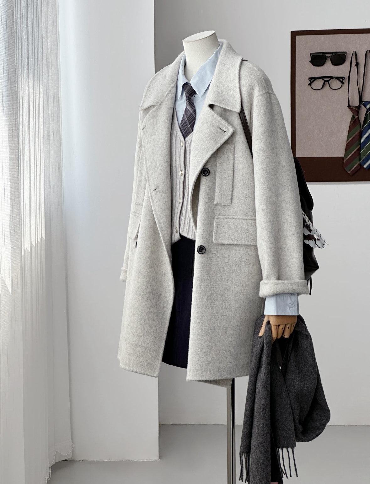 Merrin Double-Breasted Wool Coat - 5 Colors