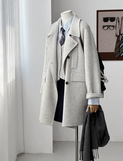 Merrin Double-Breasted Wool Coat - 5 Colors