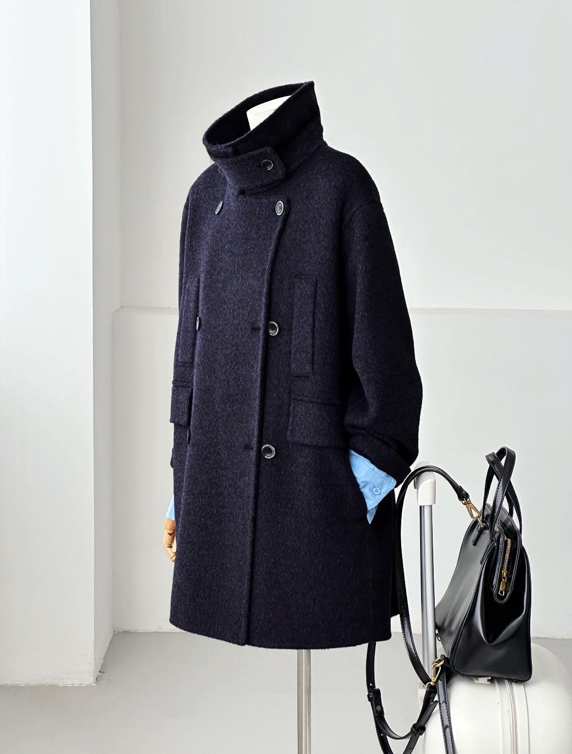 Merrin Double-Breasted Wool Coat - 5 Colors
