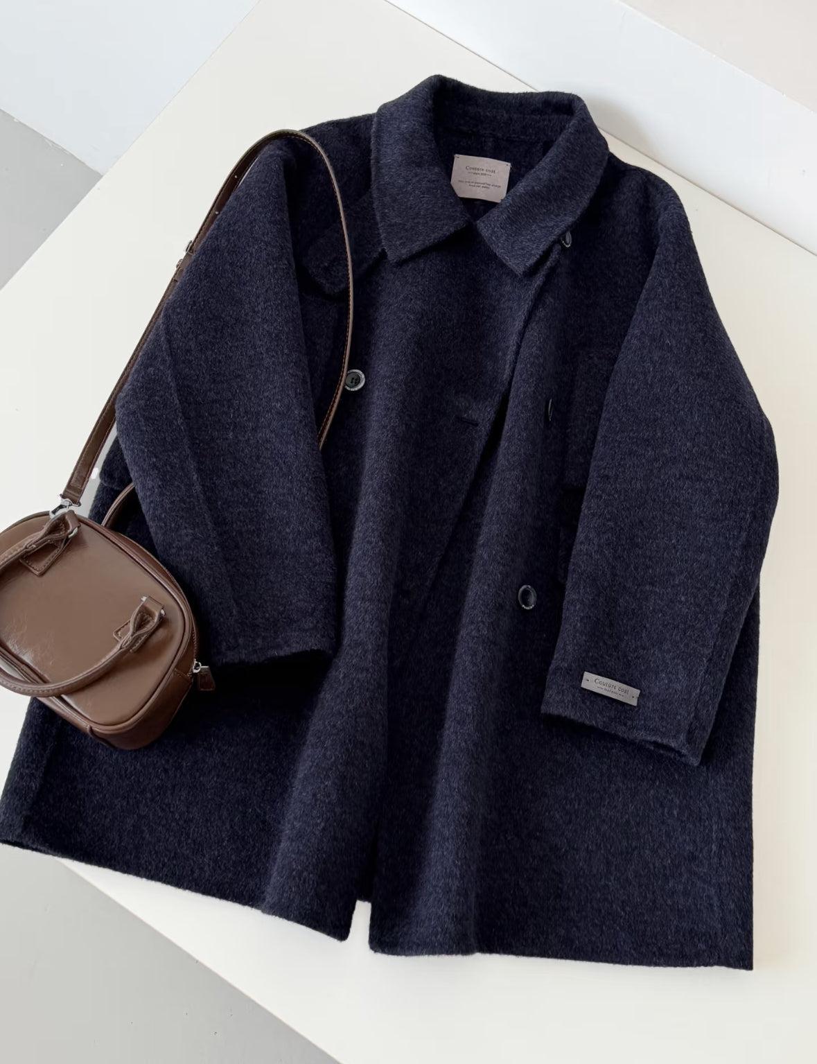 Merrin Double-Breasted Wool Coat - 5 Colors