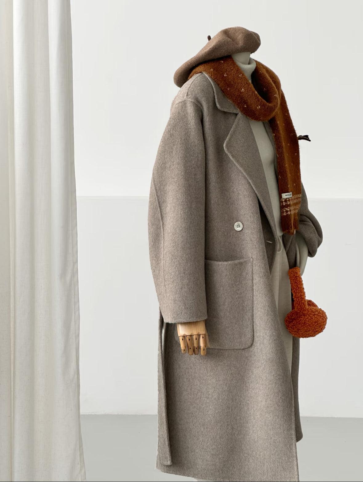 Sage Longline Belted Trench Coat - 3 Colors