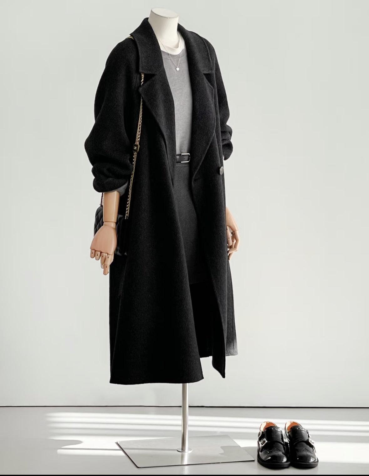 Sage Longline Belted Trench Coat - 3 Colors