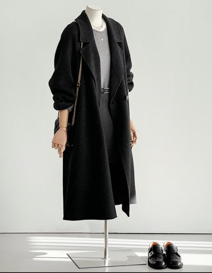 Sage Longline Belted Trench Coat - 3 Colors