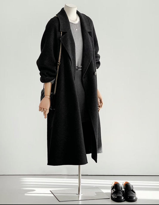 Sage Longline Belted Trench Coat - 3 Colors