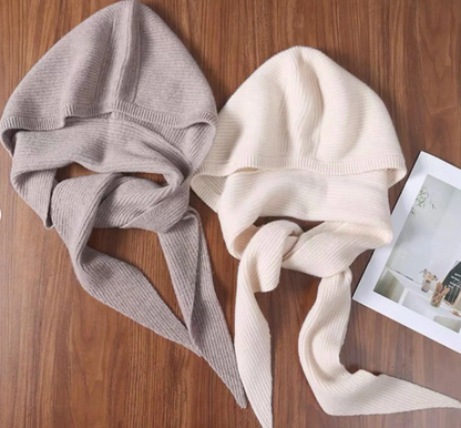 Wool Hooded Scarf