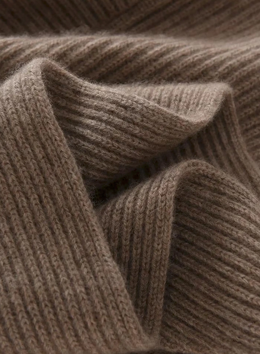 Wool Hooded Scarf