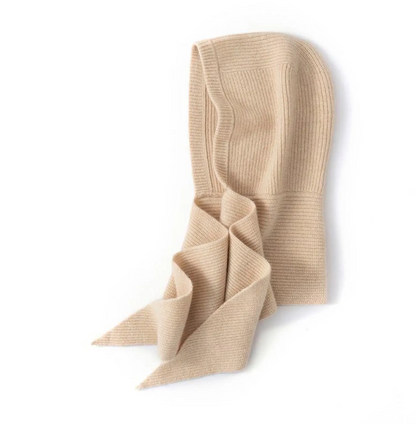 Wool Hooded Scarf