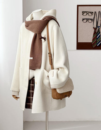 Sera Mid-Length Hooded Wool Jacket - 5 colors